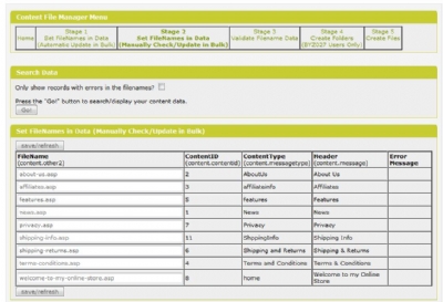 Content Management Enhancements for VPCart (Static Content Pages, and content-in-panels) - BYZ110