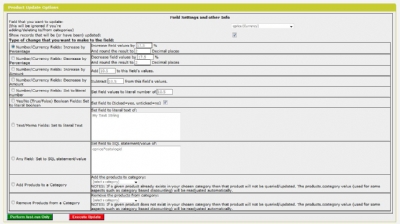 Bulk Product Updater for VPCart - BYZ089