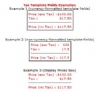 Tax/VAT Amount Template Fields for VPASP - BYZ091