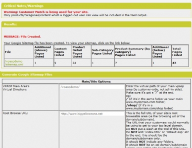 Google SiteMap Generator for VP-ASP - BYZ095