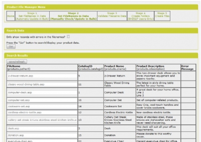 Product File Management Enhancements for VPCart (Static Product Detail Pages) - BYZ163